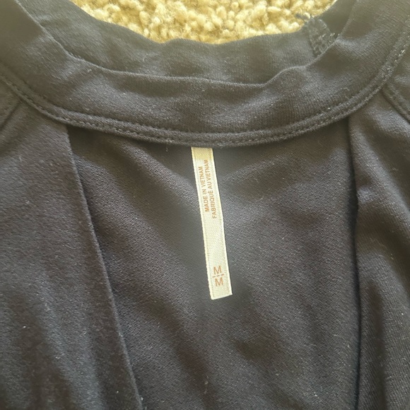 Free People Black Shirt Medium - Picture 3 of 4